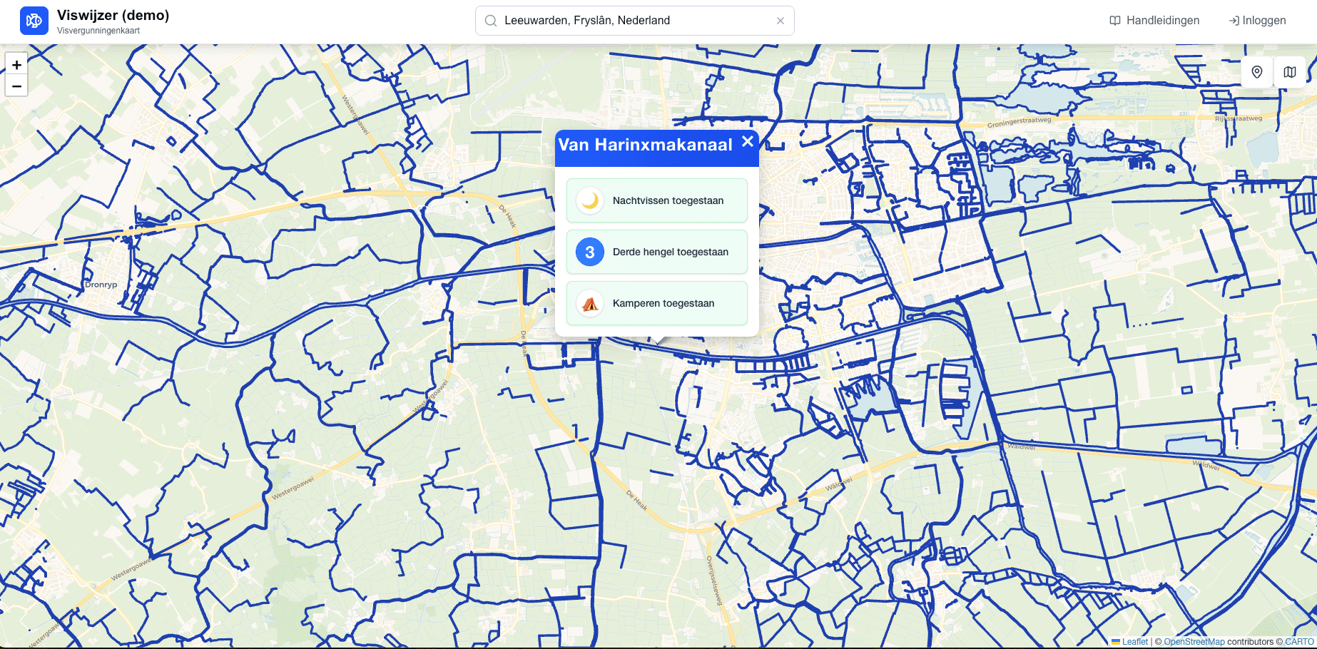 Geo-app voor vissers in Friesland